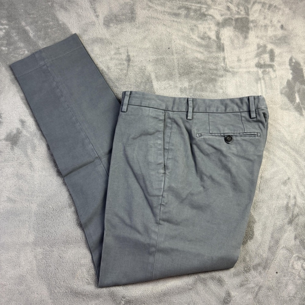 Bonobos Pants Mens 31x32 Gray Slim Fit Dress Chino‎ Stretch Button Pocket NEW